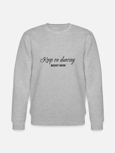 Dancing Dance Music - Stanley/Stella CHANGER Unisex Organic Sweatshirt - heather grey