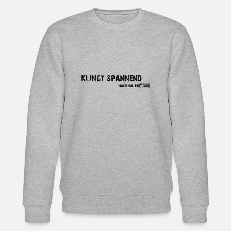 Klingt spannend - Stanley/Stella Unisex Bio-Sweatshirt CHANGER  - Grau meliert