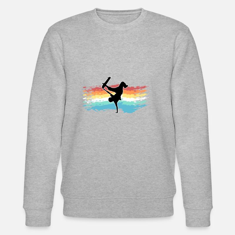 Skate - Stanley/Stella Unisex Bio-Sweatshirt CHANGER  - Grau meliert