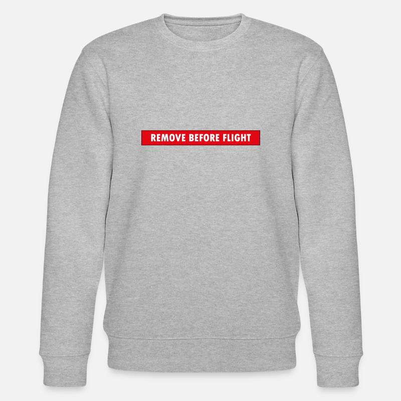 Remove before flight - Stanley/Stella CHANGER Unisex Organic Sweatshirt - heather grey