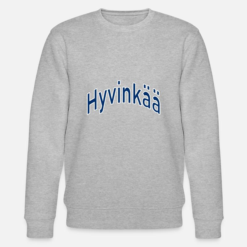 Hyvinkää - Stanley/Stella Unisex Bio-Sweatshirt CHANGER - Grau meliert