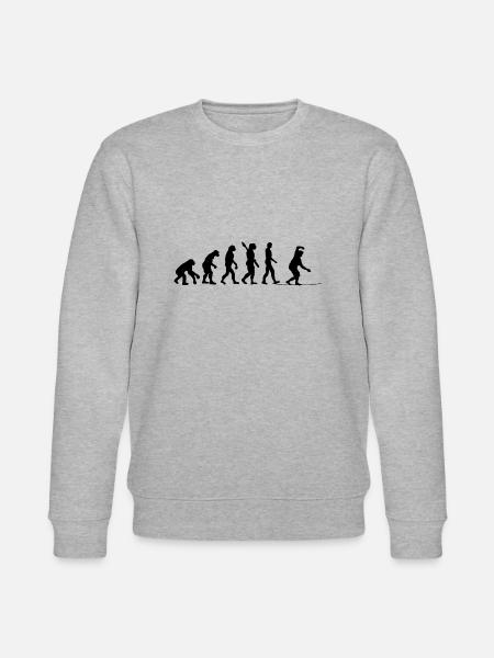 Slackline Gift Slackliner Tricklining - Stanley/Stella CHANGER Unisex Organic Sweatshirt - heather grey