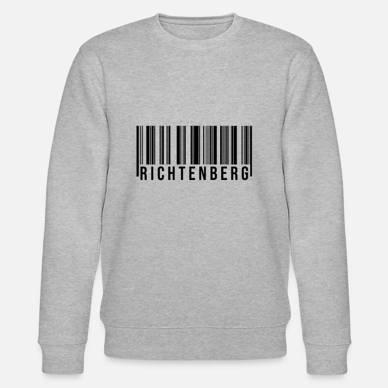 Richtenberg Strichcode - Stanley/Stella Unisex Bio-Sweatshirt CHANGER  - Grau meliert