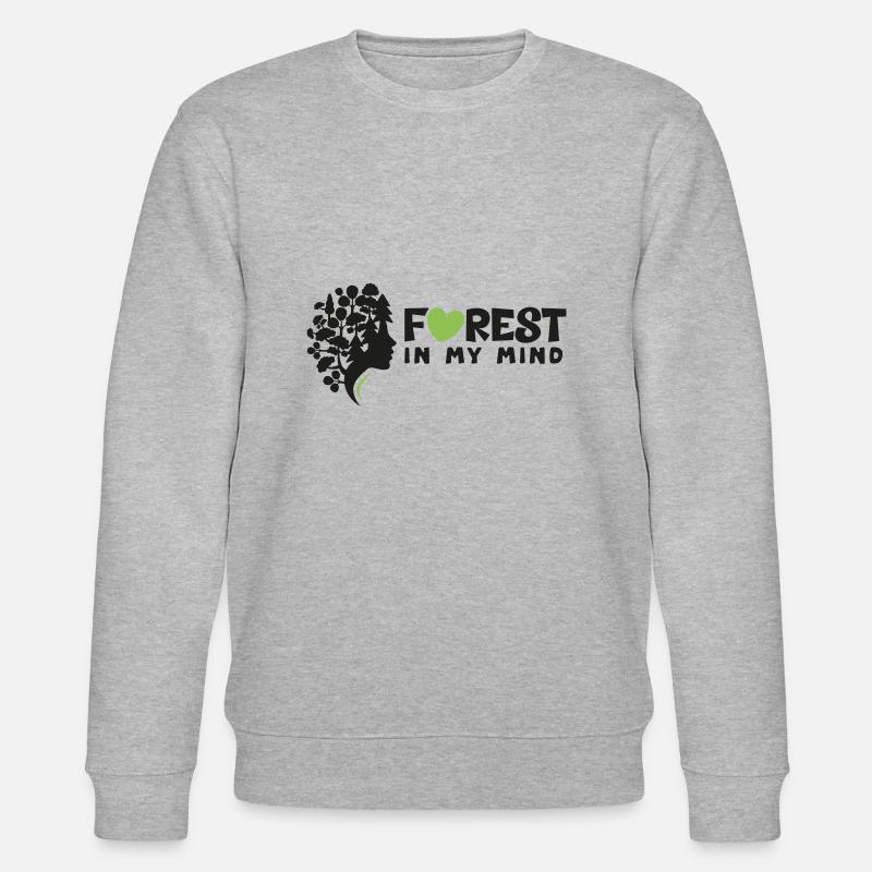 Forestkopf - Stanley/Stella Unisex Bio-Sweatshirt CHANGER  - Grau meliert