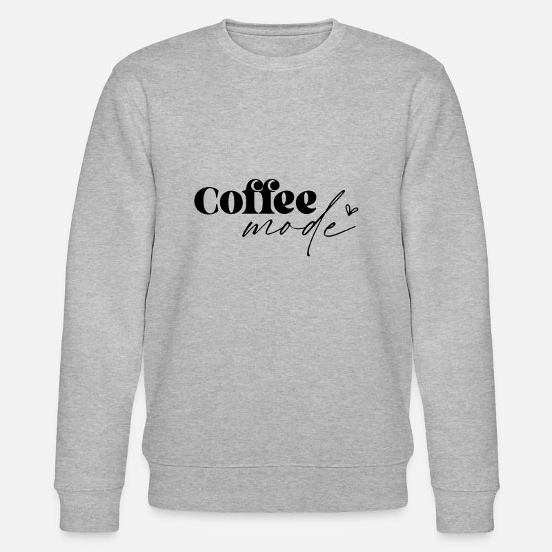 Coffee Mode - Stanley/Stella Unisex Bio-Sweatshirt CHANGER  - Grau meliert