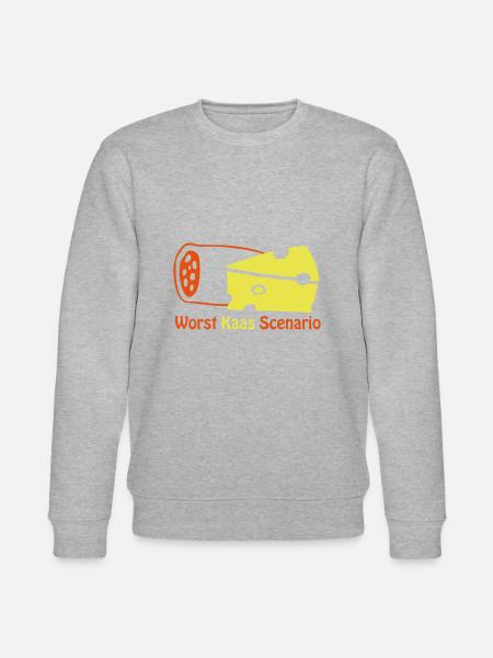 Ein Wurstkäse-Szenario - Stanley/Stella Unisex Bio-Sweatshirt CHANGER - Grau meliert