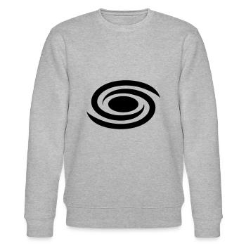Spiral galaxy, universe, cosmos, milky way - Stanley/Stella Unisex Bio-Sweatshirt CHANGER  - Grau meliert - Vorne - Nik (191cm) & Marisol (170cm)