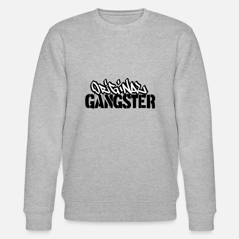 Original Gangster Graffiti - Stanley/Stella Unisex Bio-Sweatshirt CHANGER  - Grau meliert