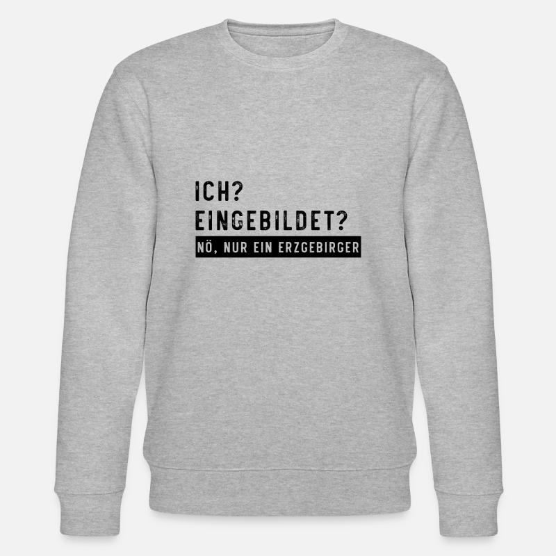 Eingebildet Erzgebirge - Stanley/Stella Unisex Bio-Sweatshirt CHANGER  - Grau meliert