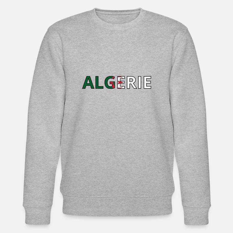 Drapeau Algérie - Sweat bio CHANGER Stanley/Stella Unisexe - gris chiné
