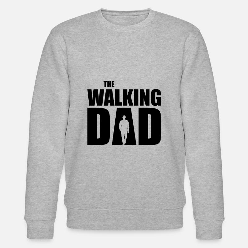 THE WALKING DAD - Stanley/Stella Unisex Bio-Sweatshirt CHANGER  - Grau meliert