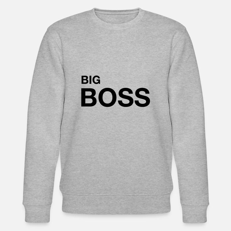 big boss 01 - Stanley/Stella Unisex Bio-Sweatshirt CHANGER  - Grau meliert