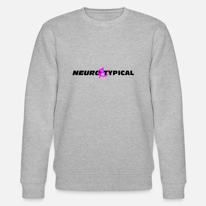 Neuroatypisch - Stanley/Stella Unisex Bio-Sweatshirt CHANGER  - Grau meliert