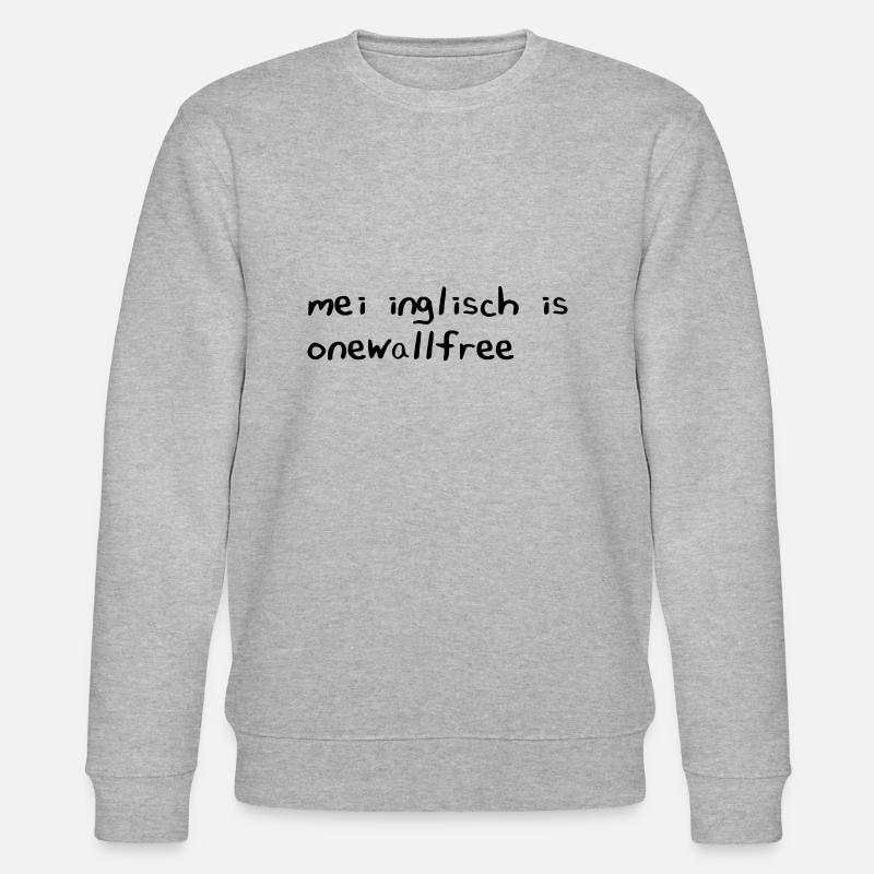 mei inglisch - Stanley/Stella Unisex Bio-Sweatshirt CHANGER  - Grau meliert