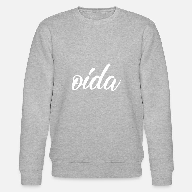 oida - Stanley/Stella Unisex Bio-Sweatshirt CHANGER  - Grau meliert