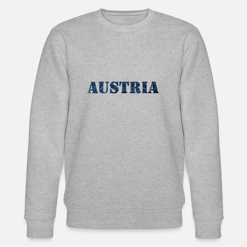 AUSTRIA - Stanley/Stella Unisex Bio-Sweatshirt CHANGER  - Grau meliert