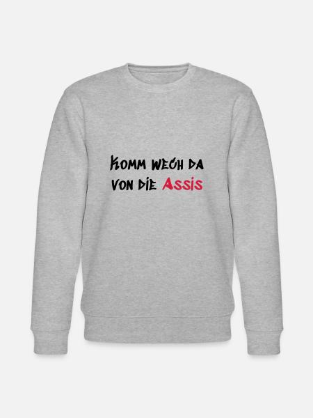 Komm wech da - Stanley/Stella Unisex Bio-Sweatshirt CHANGER - Grau meliert