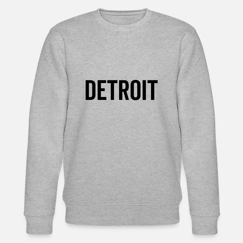 Detroit - Stanley/Stella Unisex Bio-Sweatshirt CHANGER  - Grau meliert