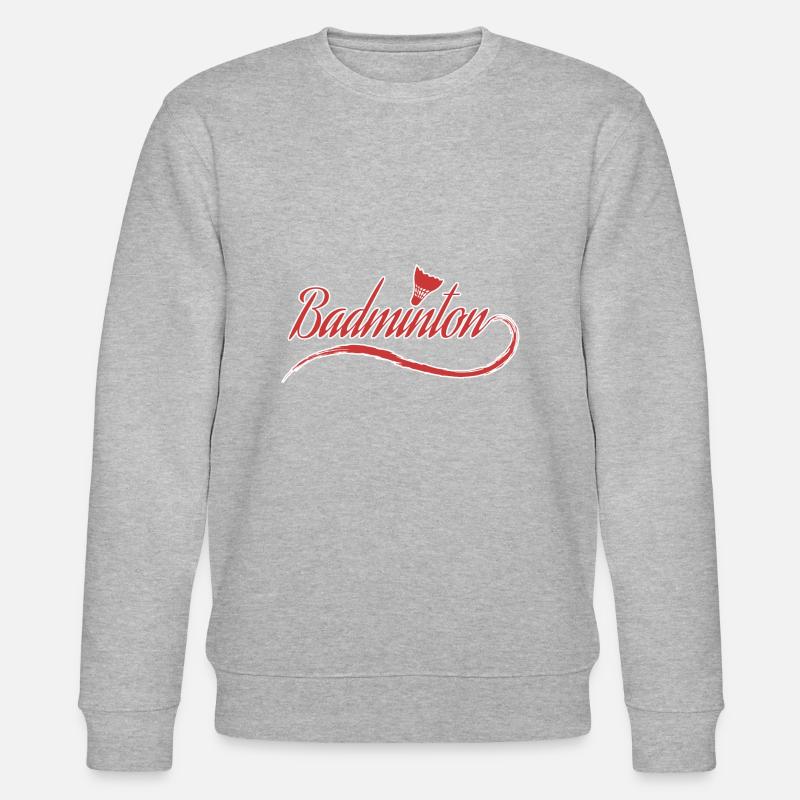 Badminton - Stanley/Stella Unisex Bio-Sweatshirt CHANGER - Grau meliert