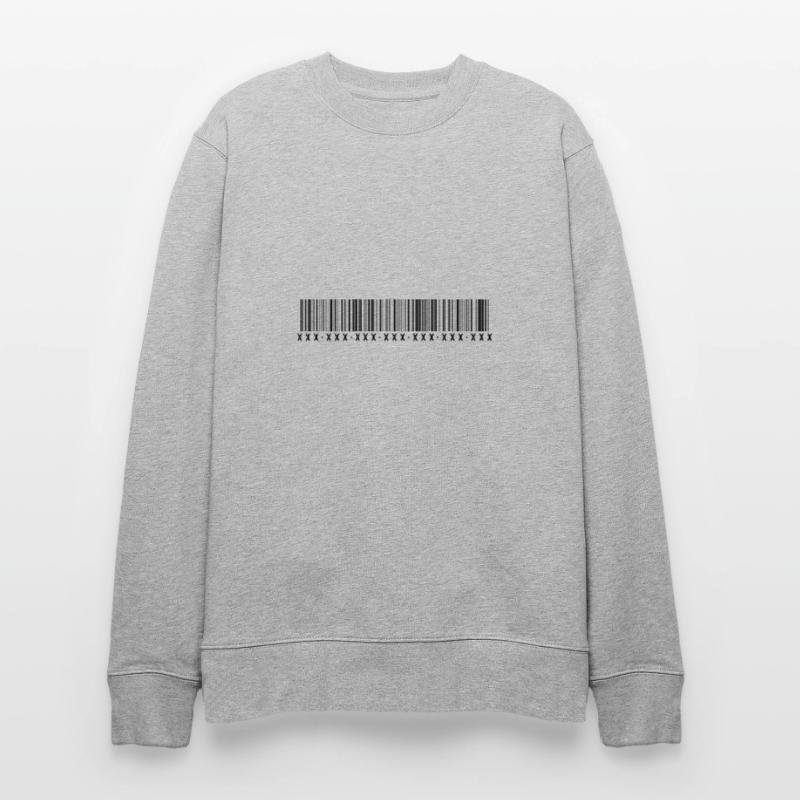 Barcode - Strichcode - Streifen - Codes Stanley/Stella Unisex Bio-Sweatshirt CHANGER 