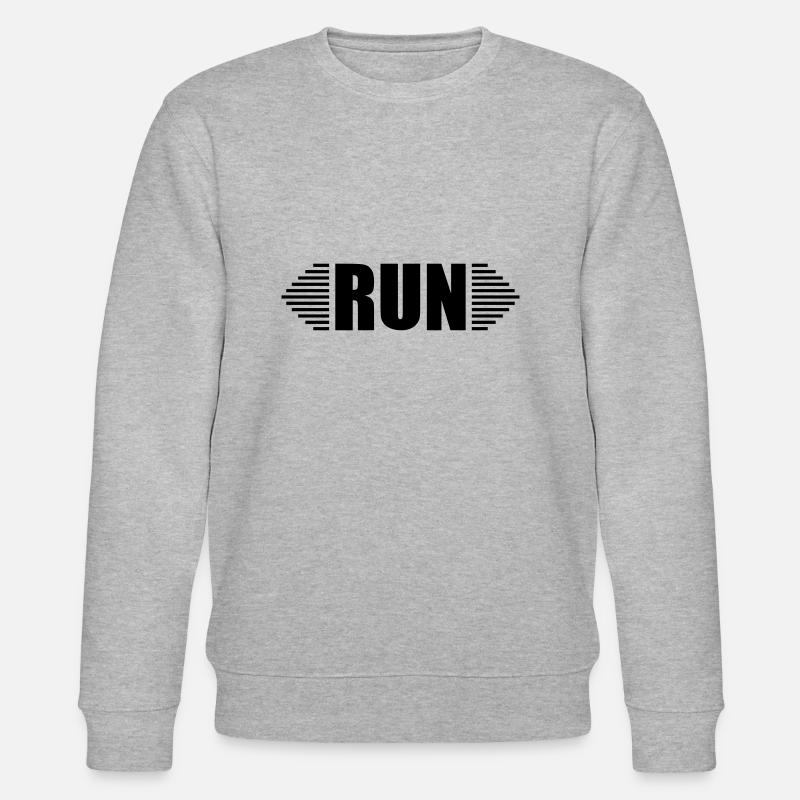 Run, Runner - Run - Sweat bio CHANGER Stanley/Stella Unisexe - gris chiné