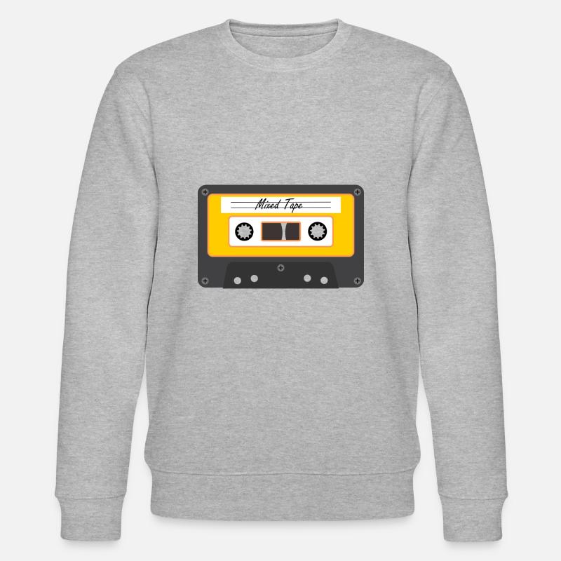 Old cassette - Stanley/Stella CHANGER Unisex Organic Sweatshirt - heather grey