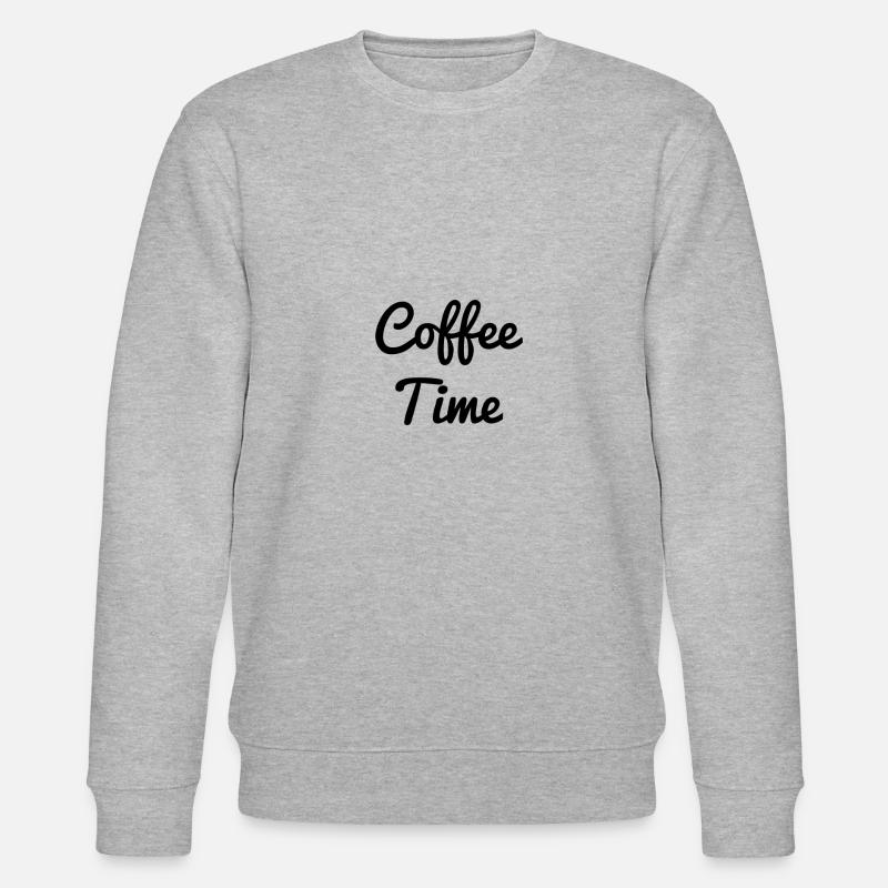 CoffeeTime - Stanley/Stella Unisex Bio-Sweatshirt CHANGER  - Grau meliert