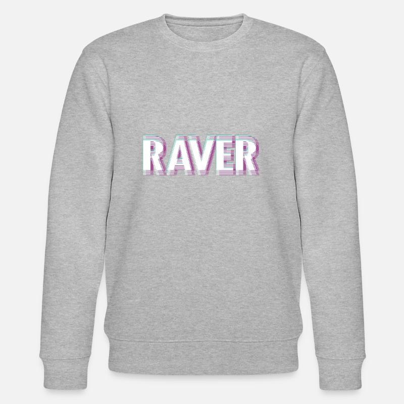 Raver - Stanley/Stella Unisex Bio-Sweatshirt CHANGER  - Grau meliert