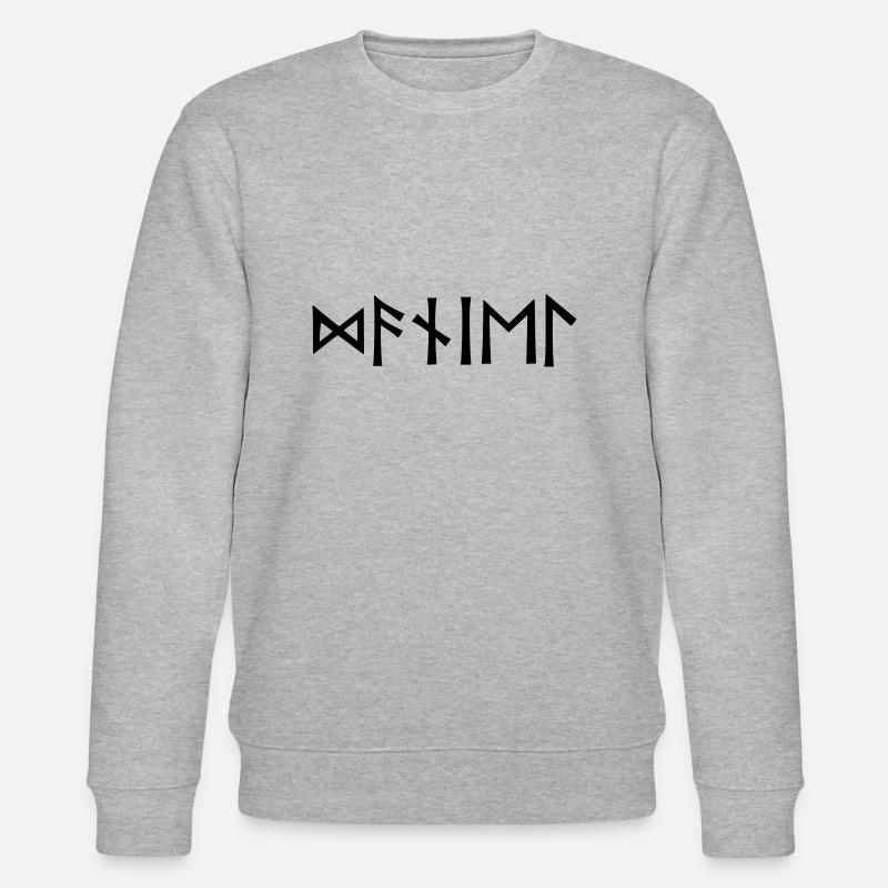 Nom - Daniel - en runes - Sweat bio CHANGER Stanley/Stella Unisexe - gris chiné