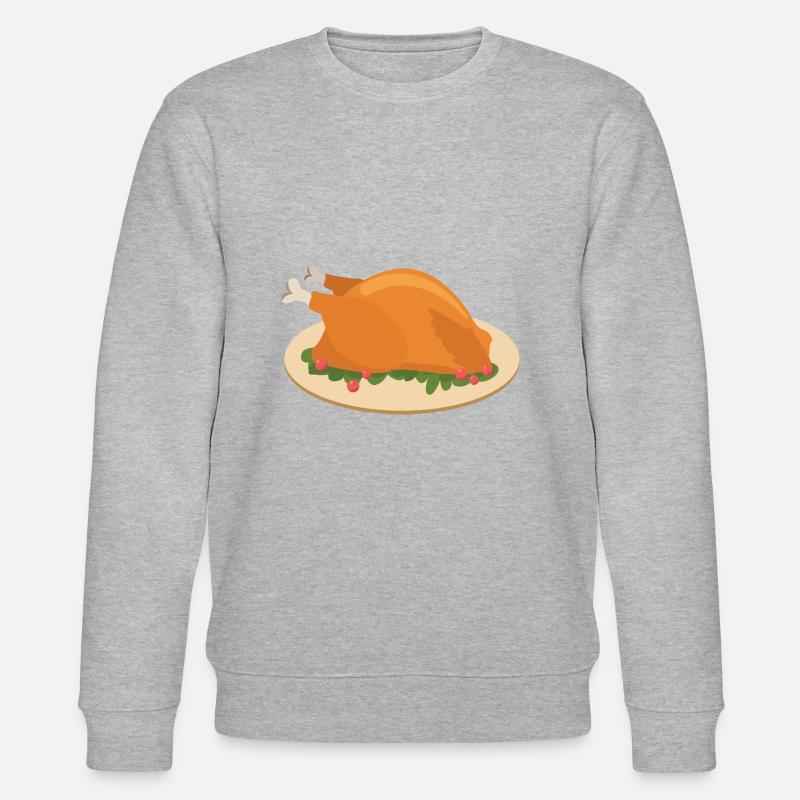 dinde - Sweat bio CHANGER Stanley/Stella Unisexe - gris chiné