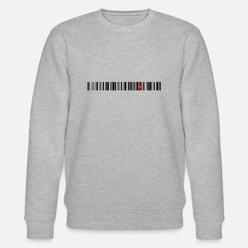 Batmanlı 72 - Stanley/Stella Unisex Bio-Sweatshirt CHANGER  - Grau meliert