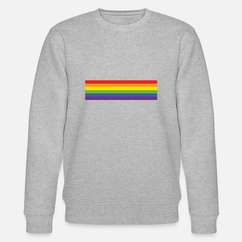 Stolz Regenbogen - Stanley/Stella Unisex Bio-Sweatshirt CHANGER  - Grau meliert