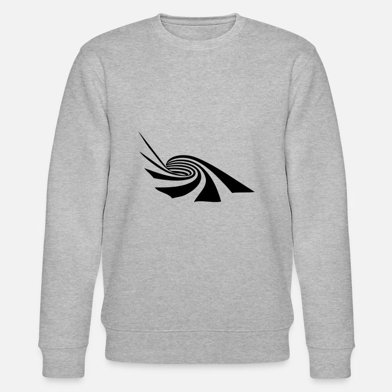 Vector Spirale - Stanley/Stella Unisex Bio-Sweatshirt CHANGER  - Grau meliert