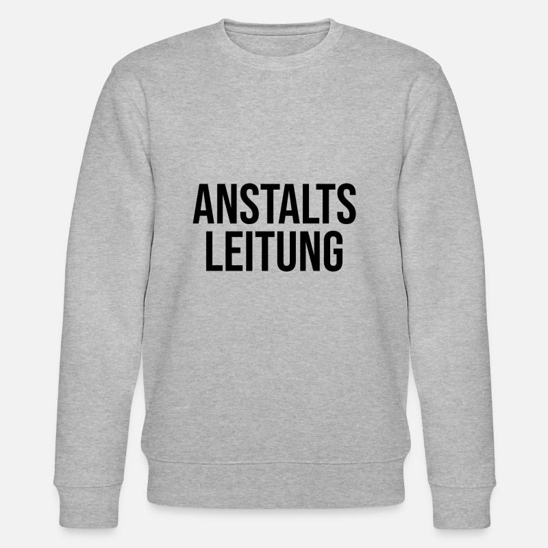 Anstaltsleitung - Stanley/Stella Unisex Bio-Sweatshirt CHANGER  - Grau meliert