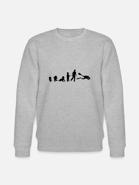 evolution sport plongeur - Sweat bio CHANGER Stanley/Stella Unisexe - gris chiné