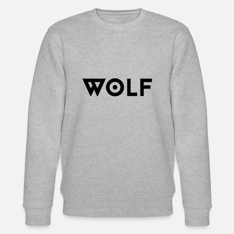 WOLF - Stanley/Stella Unisex Bio-Sweatshirt CHANGER  - Grau meliert