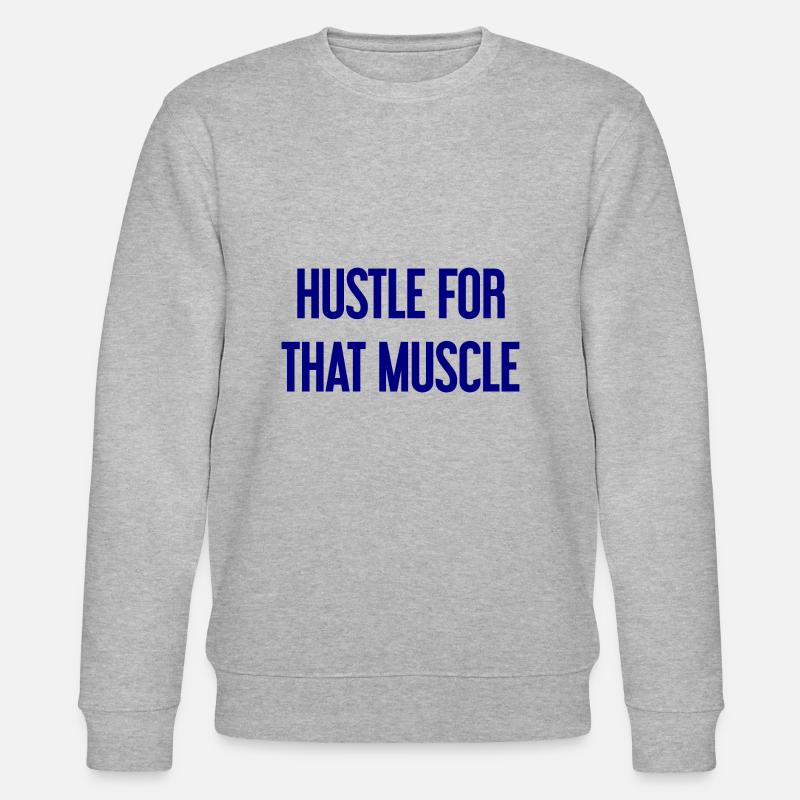Se démener pour ce muscle - Sweat bio CHANGER Stanley/Stella Unisexe - gris chiné