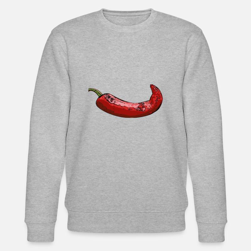 Chilli - Stanley/Stella Unisex Bio-Sweatshirt CHANGER  - Grau meliert