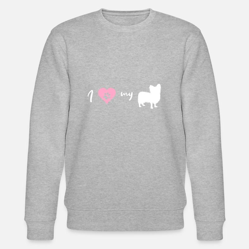 Papillon - Sweat bio CHANGER Stanley/Stella Unisexe - gris chiné