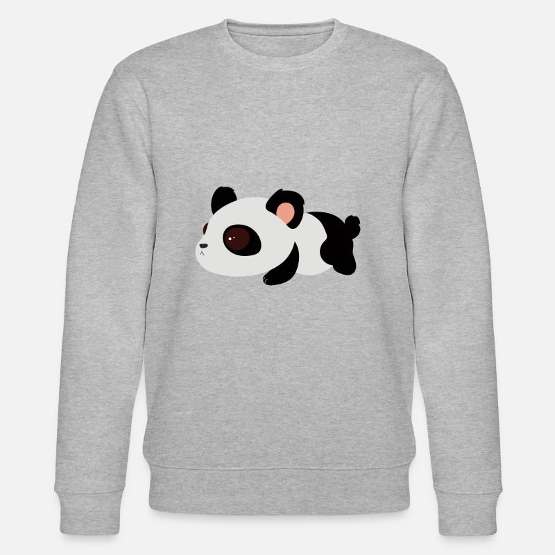 Panda mignon - Sweat bio CHANGER Stanley/Stella Unisexe - gris chiné