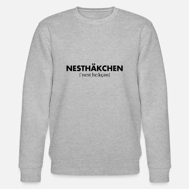 Nesthäkchen - Stanley/Stella Unisex Bio-Sweatshirt CHANGER  - Grau meliert
