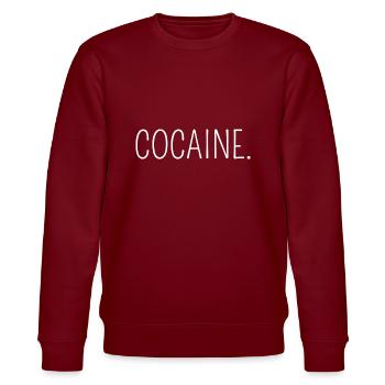 Cocaine - Stanley/Stella Unisex Bio-Sweatshirt CHANGER  - Burgunderrot - Vorne - Nik (191cm) & Marisol (170cm)