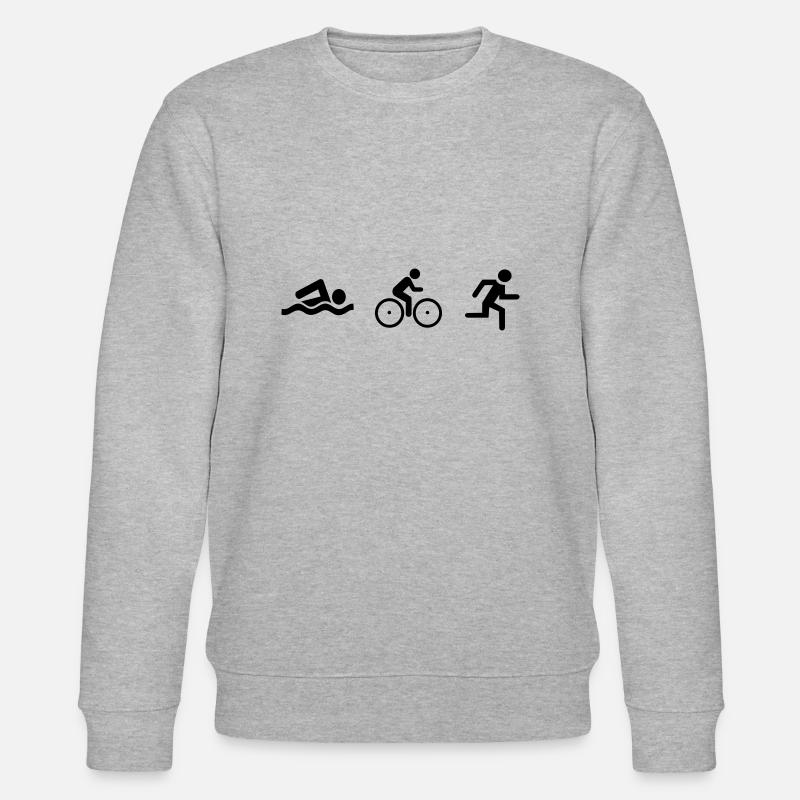 triathlon - Stanley/Stella Unisex Bio-Sweatshirt CHANGER  - Grau meliert