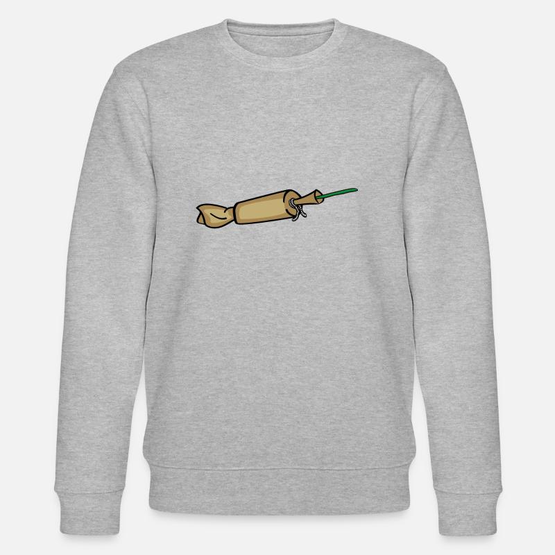 Spanish Cracker Firecracker - Stanley/Stella CHANGER Unisex Organic Sweatshirt - heather grey