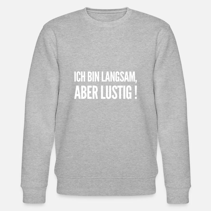 Lustiger Spruch - Stanley/Stella Unisex Bio-Sweatshirt CHANGER  - Grau meliert