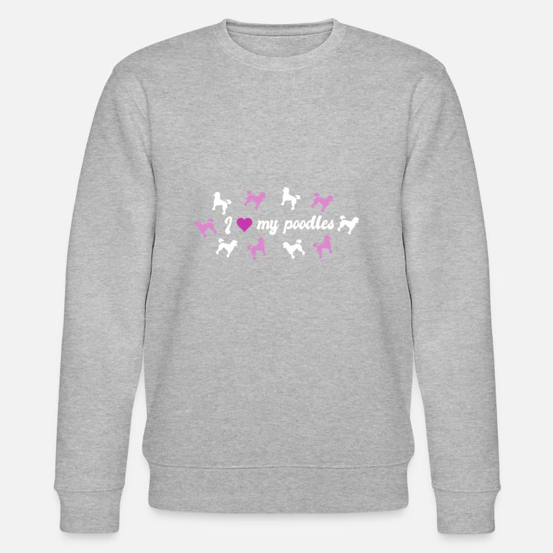 Pudel - Stanley/Stella Unisex Bio-Sweatshirt CHANGER  - Grau meliert