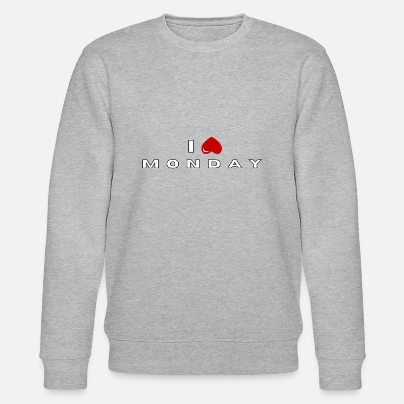Je déteste le lundi - Sweat bio CHANGER Stanley/Stella Unisexe - gris chiné