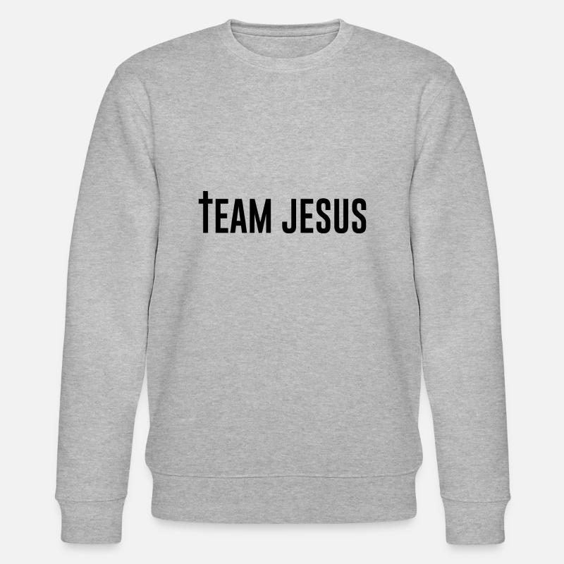 Team Jeus Geschenk - Stanley/Stella Unisex Bio-Sweatshirt CHANGER  - Grau meliert