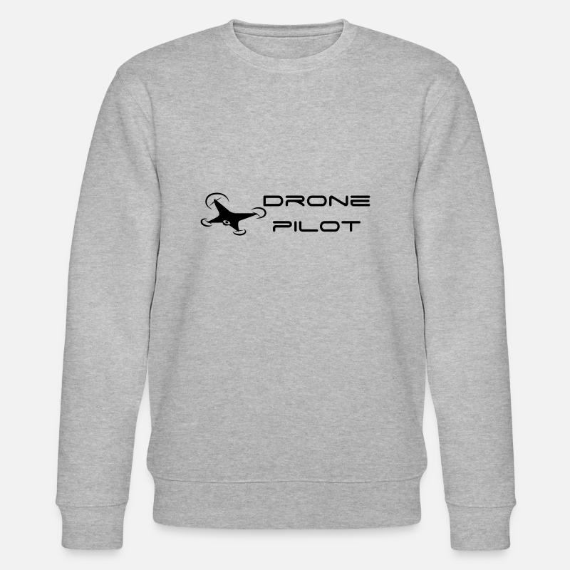 Drone Pilot - Stanley/Stella Unisex Bio-Sweatshirt CHANGER  - Grau meliert