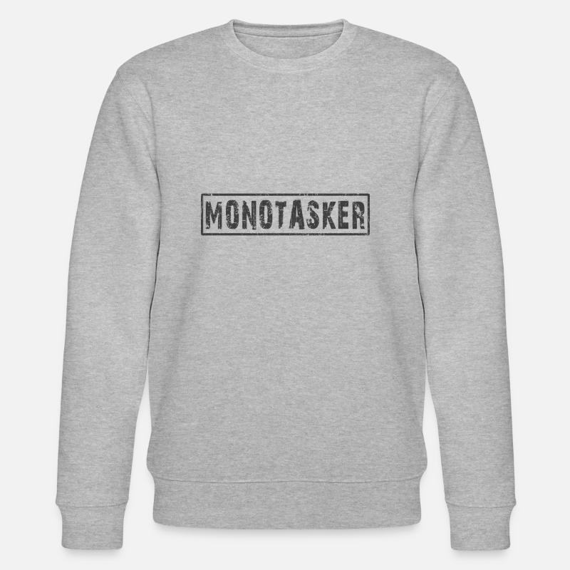 Monotasker Multitâche - Sweat bio CHANGER Stanley/Stella Unisexe - gris chiné